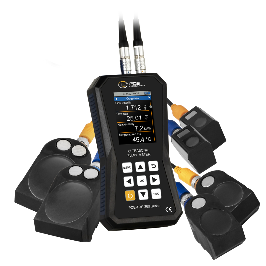 Misuratore di portata a ultrasuoni PCE-TDS 200 SML